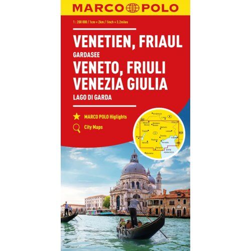 62damrak Marco Polo Wegenkaart 04 Venetië, Friuli, Gardameer - Marco Polo Wegenkaart