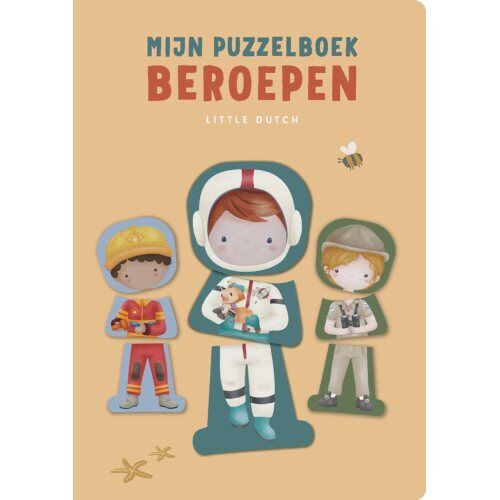 Mercis Publishing B.V. Mijn Puzzelboek Beroepen - Little Dutch - Mercis Publishing