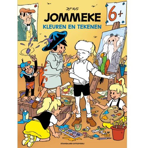 Standaard Uitgeverij - Strips & Jommeke Kleuren En Tekenen - Jommeke Spelboek