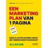 Nubiz Een Marketingplan Van 1 Pagina - Allan Dib