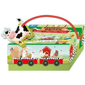 Lantaarn Publishers Boerderijdieren- Boek + Puzzeltrein Lantaarn Publishers Boerderijdieren- Boek + Puzzeltrein