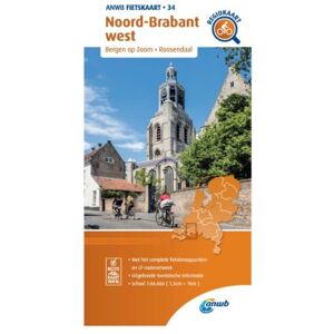 Anwb Retail Fietskaart Noord-Brabant West 1:66.666 - Anwb Fietskaart - ANWB Anwb Retail Fietskaart Noord-Brabant West 1:66.666 - Anwb Fietskaart - ANWB