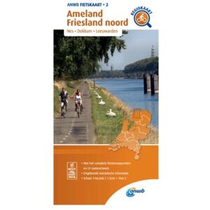 Anwb Retail Fietskaart Ameland, Friesland Noord 1:66.666 - Anwb Fietskaart - ANWB Anwb Retail Fietskaart Ameland, Friesland Noord 1:66.666 - Anwb Fietskaart - ANWB