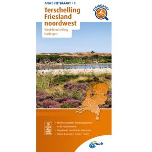 Anwb Retail Fietskaart Terschelling, Friesland Noordwest 1:66.666 - Anwb Fietskaart - ANWB Anwb Retail Fietskaart Terschelling, Friesland Noordwest 1:66.666 - Anwb Fietskaart - ANWB