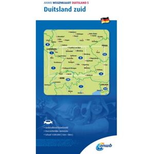 Anwb Retail Anwb Wegenkaart 5.Duitsland Zuid - Anwb Wegenkaart Anwb Retail Anwb Wegenkaart 5.Duitsland Zuid - Anwb Wegenkaart