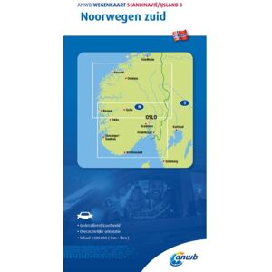 Anwb Retail Anwb Wegenkaart Scandinavië/Ijsland 3. Noorwegen-Zuid - Anwb Wegenkaart Anwb Retail Anwb Wegenkaart Scandinavië/Ijsland 3. Noorwegen-Zuid - Anwb Wegenkaart