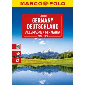 62damrak Duitsland-Europa Wegenatlas 25/26 Mp - Marco Polo Atlassen 62damrak Duitsland-Europa Wegenatlas 25/26 Mp - Marco Polo Atlassen