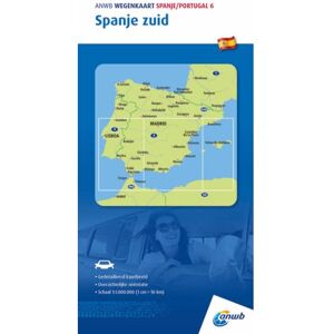Anwb Retail Spanje Zuid 1:1.000.000 - Anwb Wegenkaart Anwb Retail Spanje Zuid 1:1.000.000 - Anwb Wegenkaart
