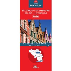 62damrak Michelin Wegenkaart 716 België / Luxemburg 2026 - Nationale Kaarten Michelin 62damrak Michelin Wegenkaart 716 België / Luxemburg 2026 - Nationale Kaarten Michelin