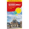 62damrak Marco Polo Wegenkaart 08 Sachsen-Anhalt / Saksen-Anhalt - Marco Polo Wegenkaart