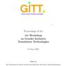 Mijnbestseller B.V. Proceedings Of The 1st Workshop On Gender-Inclusive Translation Technologies - Dimitar Shterionov