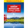 62damrak Duitsland-Europa Wegenatlas 25/26 Mp - Marco Polo Atlassen