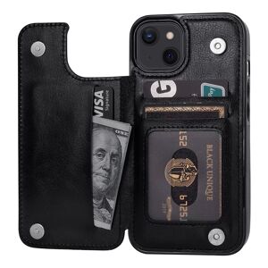 ShieldCase® ShieldCase iPhone 15 wallet case (zwart)