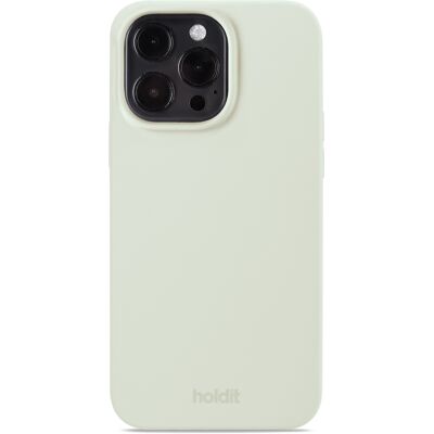 Holdit iPhone 15 Pro Max siliconen hoesje - White Moss - Telefoonhoesje Holdit iPhone 15 Pro Max siliconen hoesje - White Moss - Telefoonhoesje