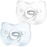 Medela baby silicone 0-6 duo Blue unisex