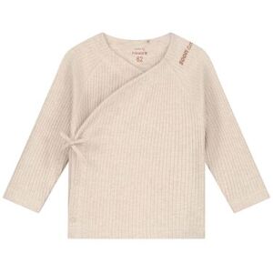 Prénatal newborn overslagshirt rib Beigebrown unisex