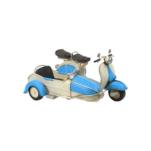 Beeldjes Signes Grimalt Scooter -Figuur Met Zijspan Blauw One size Man