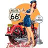 Posters Signes Grimalt Route 66 Wall Ornament Geel One size Man