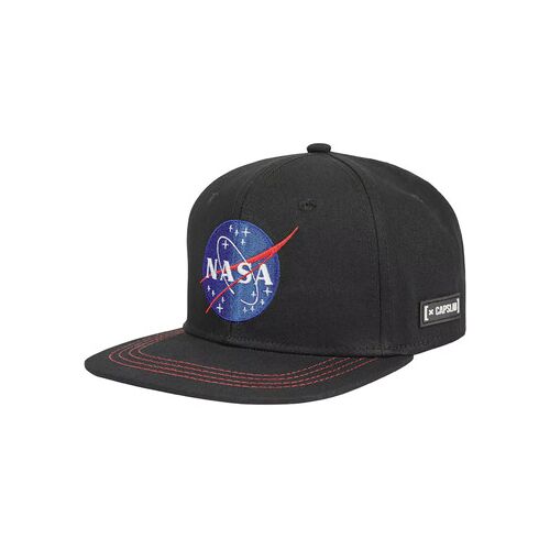 Pet Capslab Space Mission NASA Snapback Cap Zwart One size Man