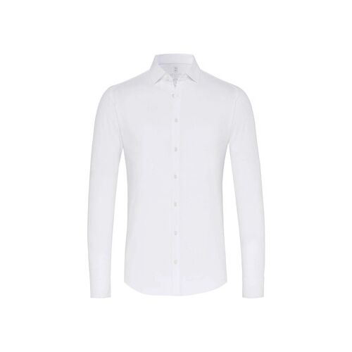 Overhemd Lange Mouw Desoto Overhemd Strijkvrij Jersey Wit Wit EU XXL,EU S,EU M,EU XL Man