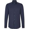 Overhemd Lange Mouw BOSS Hank Navy Overhemd Blauw FR 42,FR 45 Man