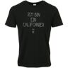 T-shirt Korte Mouw Civissum Ich Bin Ein Californier Tee Zwart EU S,EU M,EU L Man