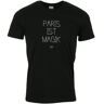 T-shirt Korte Mouw Civissum Paris Ist Magik Tee Zwart EU S,EU L Man