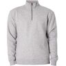 jack & jones Sweater Jack & Jones Bradley sweatshirt met halve rits Grijs EU XXL,EU S,EU M,EU L,EU XL Man