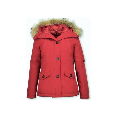 Parka Jas Thebrand Winterjassen Winterjas Canada Kort Rood EU XXL,EU S,EU M,EU L,EU XL Women