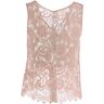 Top Il The Delle 5 Top In Pizzo Roze IT 40,IT 42,IT 44 Women