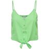 Blouse Only Top Caro Strap Linen - Summer Green Groen EU S,EU M,EU L Women