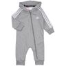 Jumpsuits adidas 3S FT ONESIE Grijs 18 / 24 maanden,2 / 3 jaar,3 / 4 jaar Girl