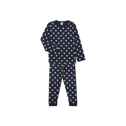 Pyjama's / nachthemden Petit Bateau FREROT Marine 2 jaar,3 jaar,4 jaar,5 jaar Boy