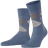 Socks Burlington Manchester Sok Ruit Blauw 6274 Blauw 40 / 45 Man