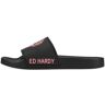 Teenslippers Ed Hardy Sexy beast sliders black-fluo red Zwart 36,37 Women