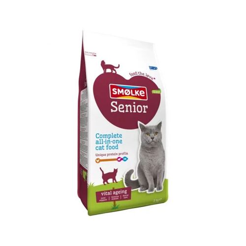 Smølke Smølke Senior Kattenvoer Kip Vis 2kg