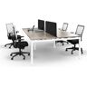 Manhattan Kantoorset Werkeiland Bench Office Flex 320x165 cm NEN1335