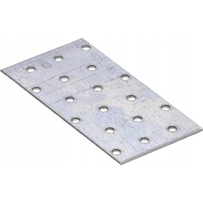 Domax Geperforeerde plaat timmermanverbinder PP 29 60x120x2,0 mm Domax Geperforeerde plaat timmermanverbinder PP 29 60x120x2,0 mm