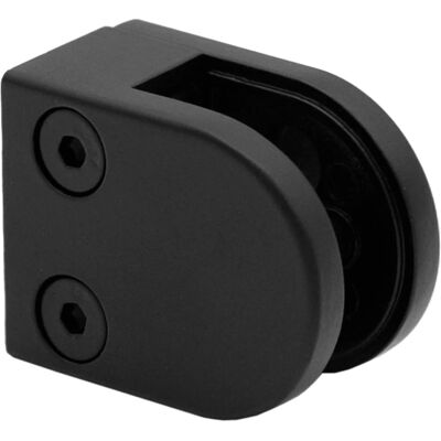 PSG Glashouder 6-10,76 mm 50x40x26 mm pin zamak gelakt vlak systeem zwart PSG Glashouder 6-10,76 mm 50x40x26 mm pin zamak gelakt vlak systeem zwart