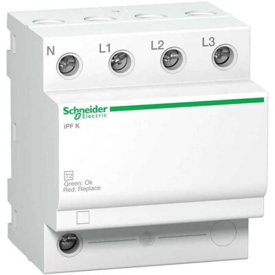 SCHNEIDER ELECTRIC Overspanningsbeveiliging iPF40 3P+N 40kA GR.01/PG.A01 Acti9 SCHNEIDER ELECTRIC Overspanningsbeveiliging iPF40 3P+N 40kA GR.01/PG.A01 Acti9