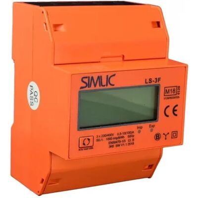 Simet LS3-F Driefasige Digitale Energieteller - IP51 Simet LS3-F Driefasige Digitale Energieteller - IP51
