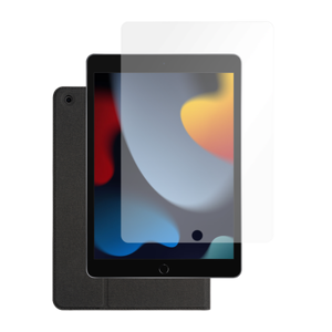 Gecko Covers Hoes geschikt voor iPad 10.2 2021/2020 - Gecko Easy-Click 2.0 Cover + Cazy Screen Protector - Zwart