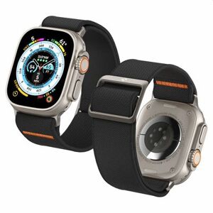 Spigen Fit Lite Ultra Watchband - Bandje voor Apple Watch 4/5/6/7/8/SE/Ultra (42/44/45/49mm) - Zwart