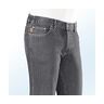 "Francesco Botti"-jeans met elastische inzetstukken in de tailleband in 3 kleuren MIDDENGRIJS