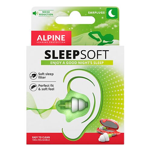 Alpine SleepSoft slaap oordopjes   Oordoppen Alpine 25 dB Nummer 1 in slaap oordopjes.