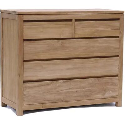 Ladekast Corona 110 cm - Teakhout - Naturel - Tower Living Naturel Ladekast Corona 110 cm - Teakhout - Naturel - Tower Living Naturel