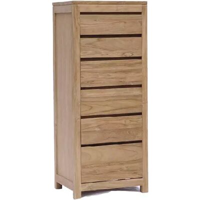 Ladekast Corona 60 cm - Teakhout - Naturel - Tower Living Naturel Ladekast Corona 60 cm - Teakhout - Naturel - Tower Living Naturel