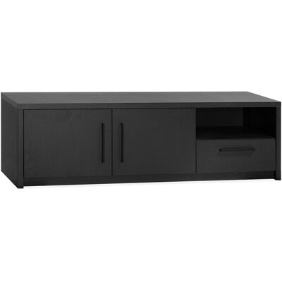 TV-Meubel Broadway - 170 cm -Meubelpanelen - Noir - Maxfurn Noir TV-Meubel Broadway - 170 cm -Meubelpanelen - Noir - Maxfurn Noir