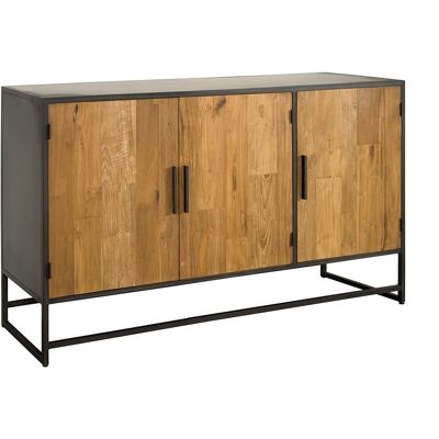 Dressoir Felino Klein - Recycled Teak - Metaal - Tower Living Bruin Dressoir Felino Klein - Recycled Teak - Metaal - Tower Living Bruin