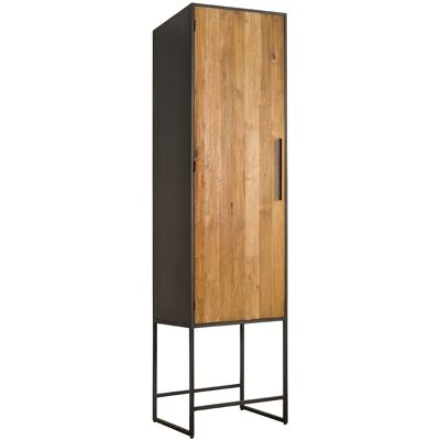 Opbergkast Felino Small Links - Recycled Teak - Metaal - Tower Living Bruin Opbergkast Felino Small Links - Recycled Teak - Metaal - Tower Living Bruin